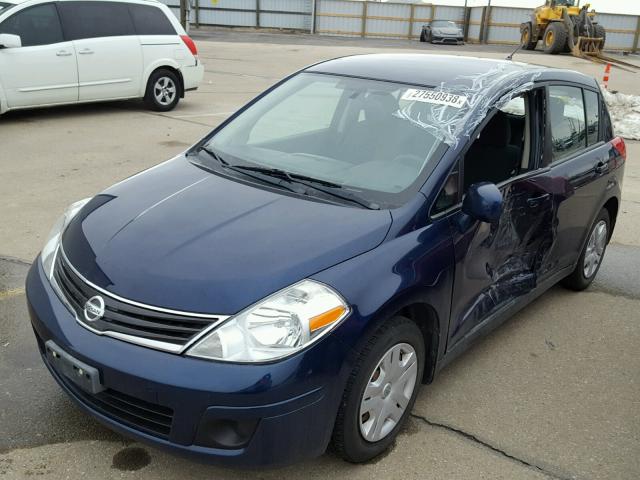 3N1BC1CP8CK220873 - 2012 NISSAN VERSA S BLUE photo 2