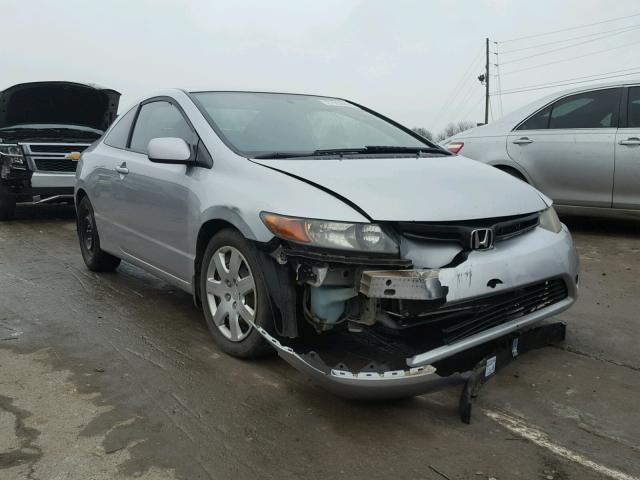 2HGFG11648H526929 - 2008 HONDA CIVIC LX SILVER photo 1