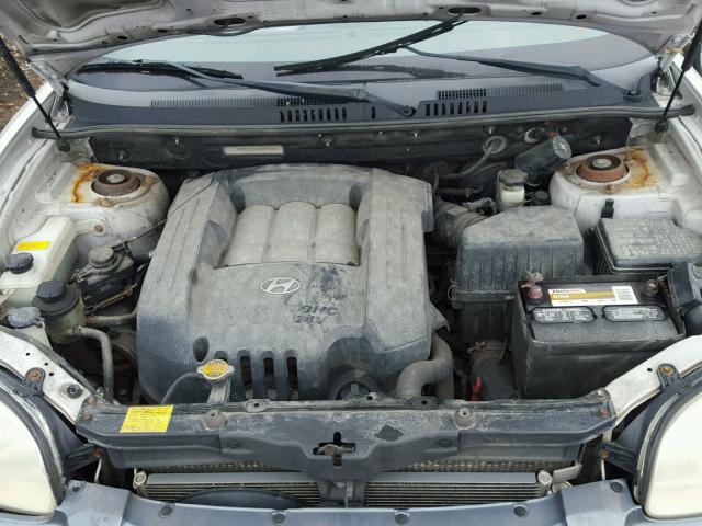 KM8SC13D14U677699 - 2004 HYUNDAI SANTA FE G SILVER photo 7