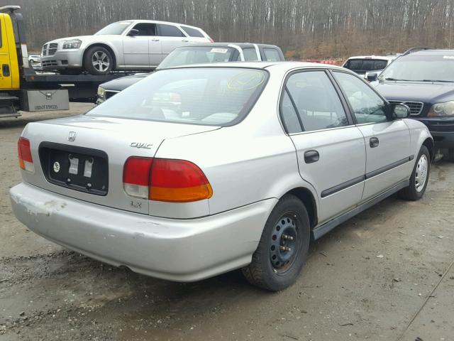 2HGEJ6678WH603357 - 1998 HONDA CIVIC LX SILVER photo 4