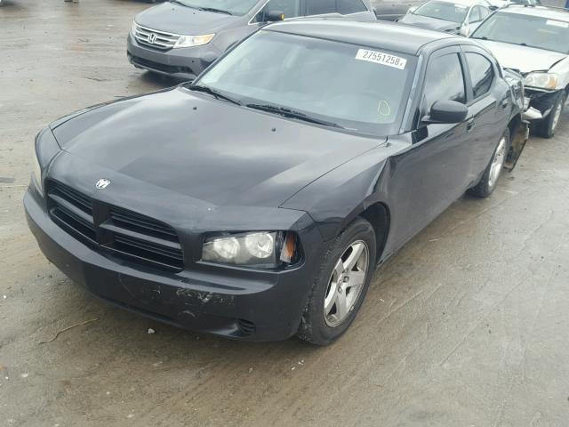 2B3KA43DX9H608677 - 2009 DODGE CHARGER GRAY photo 2