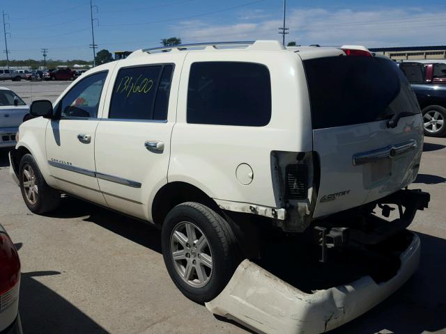 1A8HX58N38F141741 - 2008 CHRYSLER ASPEN LIMI WHITE photo 3