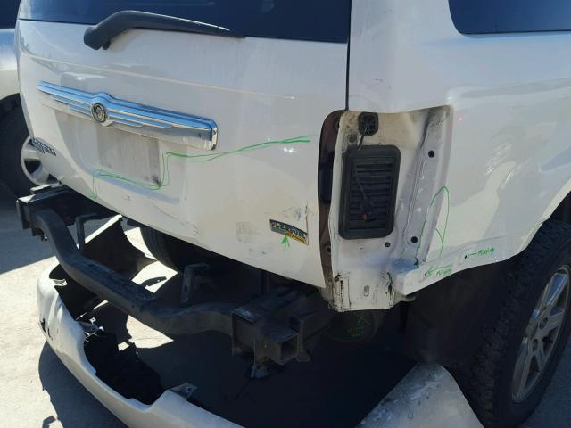 1A8HX58N38F141741 - 2008 CHRYSLER ASPEN LIMI WHITE photo 9