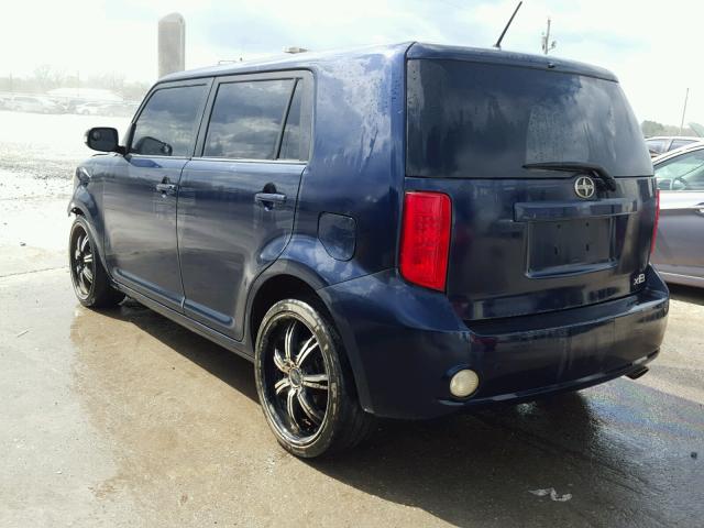 JTLKE50E481000385 - 2008 SCION XB BLUE photo 3