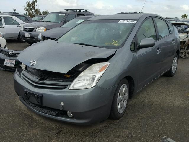 JTDKB20U153010222 - 2005 TOYOTA PRIUS GRAY photo 2