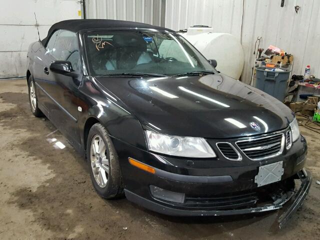 YS3FD79Y666100828 - 2006 SAAB 9-3 BASE BLACK photo 1