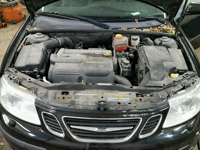 YS3FD79Y666100828 - 2006 SAAB 9-3 BASE BLACK photo 7