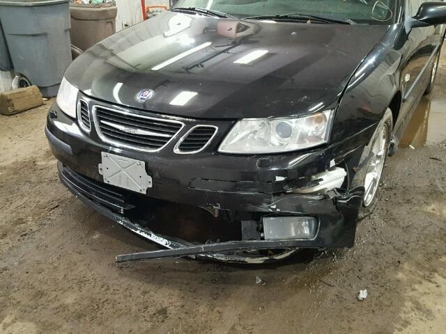 YS3FD79Y666100828 - 2006 SAAB 9-3 BASE BLACK photo 9