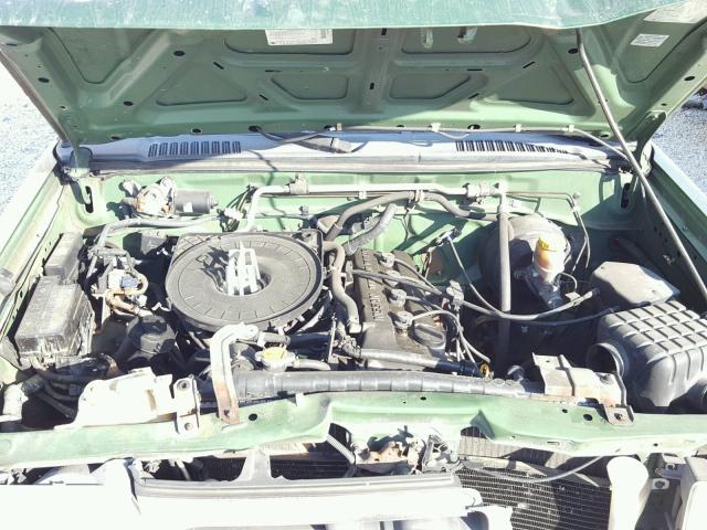 1N6DD26S9WC322814 - 1998 NISSAN FRONTIER K GREEN photo 7