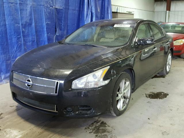 1N4AA51E79C820876 - 2009 NISSAN MAXIMA S BLACK photo 2