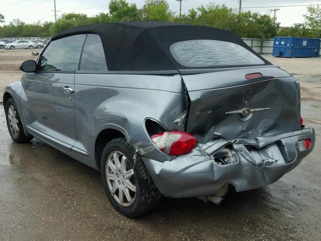 3C3HY55X38T136334 - 2008 CHRYSLER PT CRUISER CHARCOAL photo 3