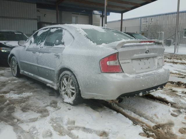 4S3BL616557225499 - 2005 SUBARU LEGACY 2.5 SILVER photo 3