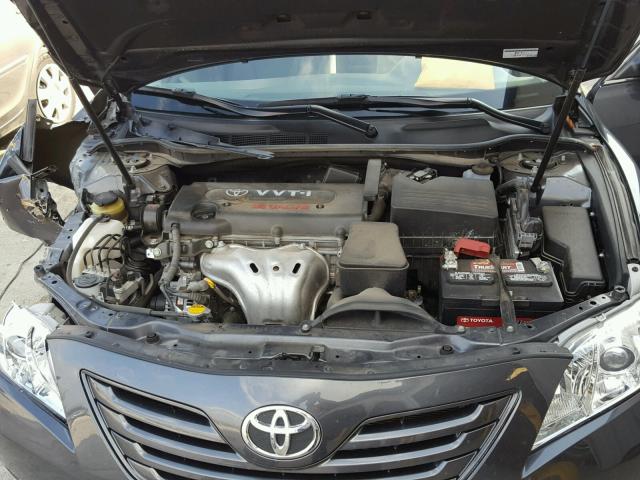 4T1BE46K99U852455 - 2009 TOYOTA CAMRY BASE GRAY photo 7