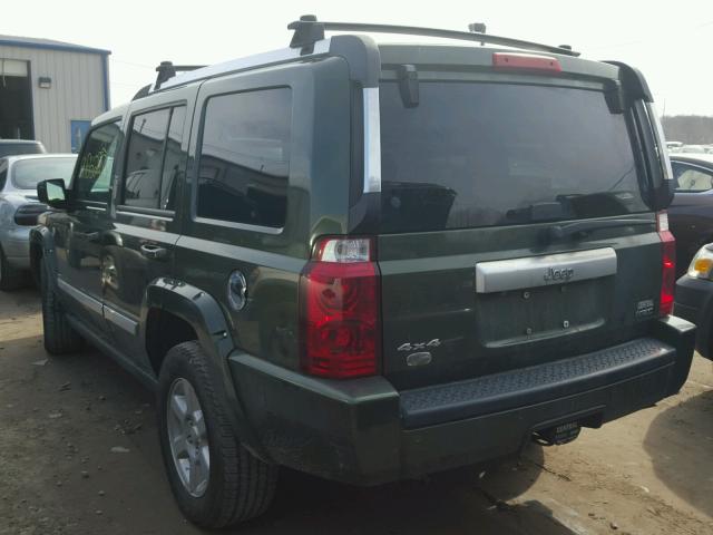 1J8HG68247C661734 - 2007 JEEP COMMANDER მწვანე ფოტო 3
