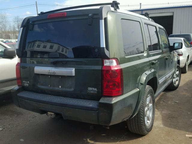 1J8HG68247C661734 - 2007 JEEP COMMANDER მწვანე ფოტო 4