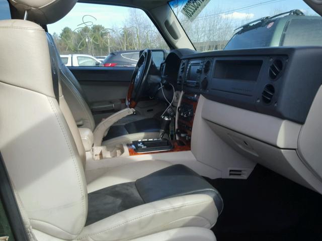 1J8HG68247C661734 - 2007 JEEP COMMANDER მწვანე ფოტო 5