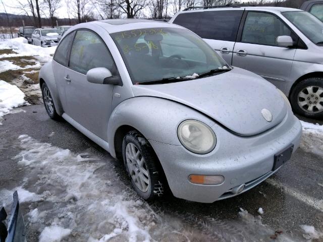 3VWCK21C92M461142 - 2002 VOLKSWAGEN NEW BEETLE SILVER photo 1