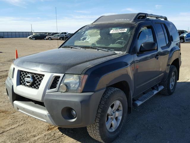 5N1AN08W29C513479 - 2009 NISSAN XTERRA OFF GRAY photo 2