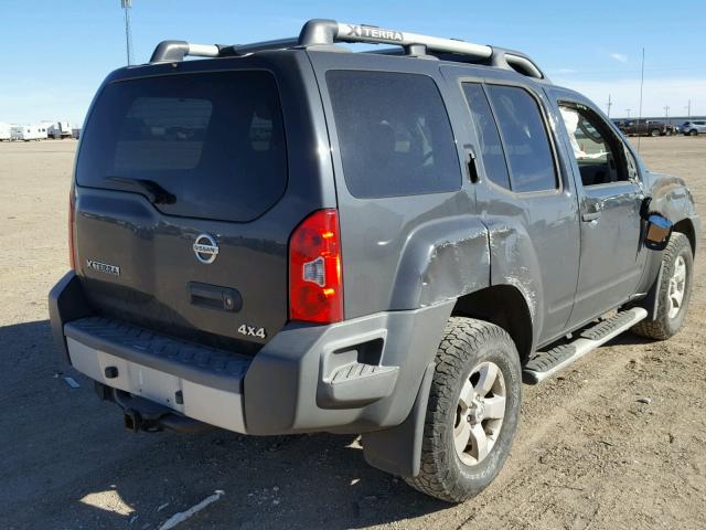 5N1AN08W29C513479 - 2009 NISSAN XTERRA OFF GRAY photo 4