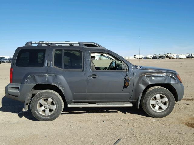 5N1AN08W29C513479 - 2009 NISSAN XTERRA OFF GRAY photo 9