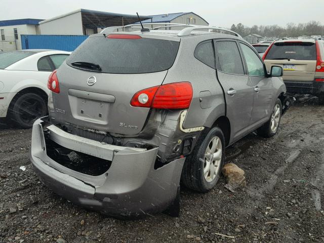 JN8AS5MVXAW604577 - 2010 NISSAN ROGUE S GRAY photo 4