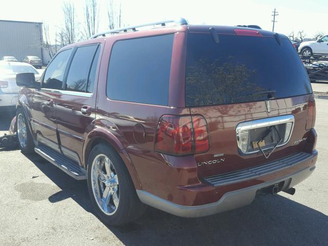 5LMFU27R73LJ38905 - 2003 LINCOLN NAVIGATOR RED photo 3
