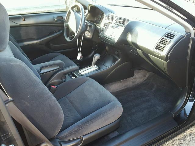 1HGEM22905L017521 - 2005 HONDA CIVIC EX 黑色 照片 5