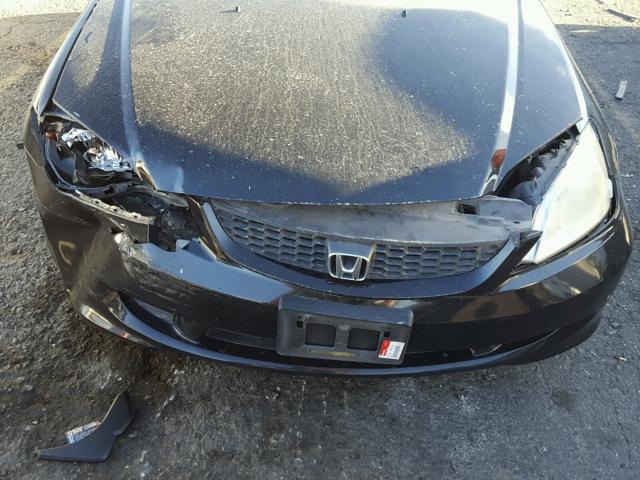1HGEM22905L017521 - 2005 HONDA CIVIC EX 黑色 照片 7