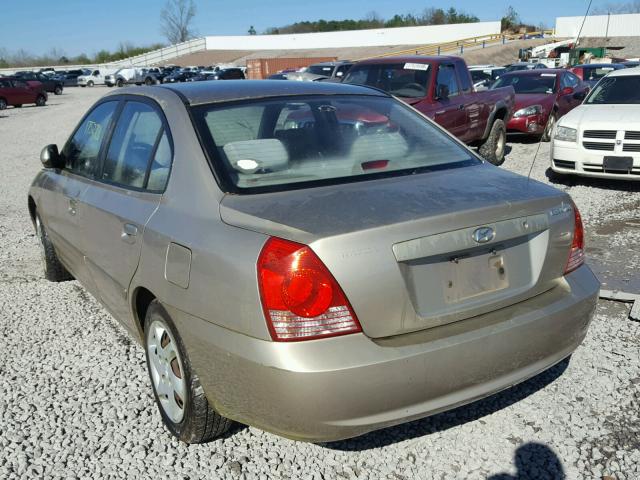 KMHDN46D85U172289 - 2005 HYUNDAI ELANTRA GL BEIGE photo 3