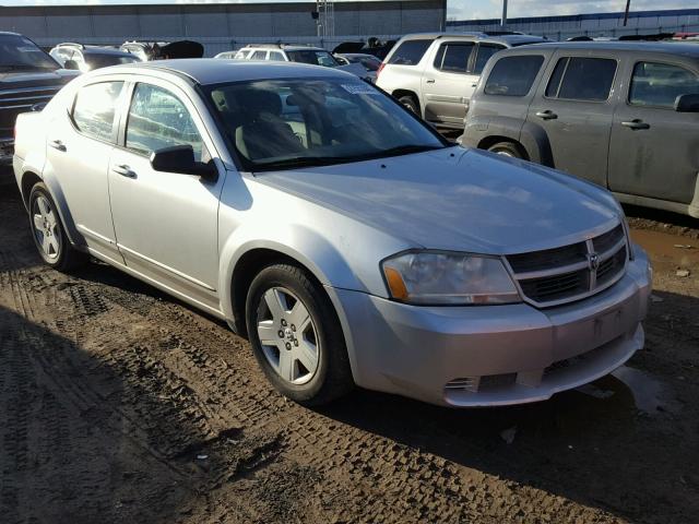 1B3LC46R98N624039 - 2008 DODGE AVENGER SE SILVER photo 1