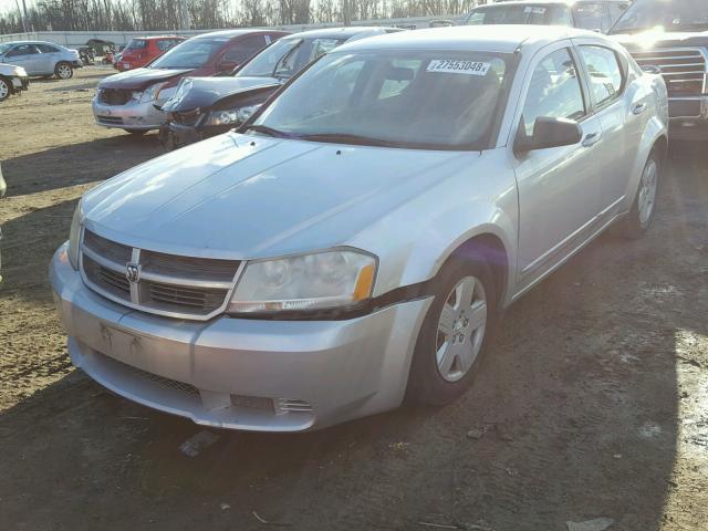 1B3LC46R98N624039 - 2008 DODGE AVENGER SE SILVER photo 2