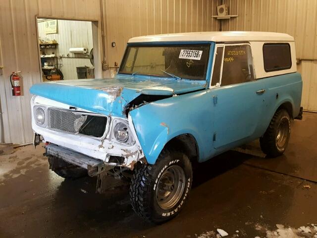 784817G368343 - 1970 INTERNATIONAL SCOUT BLUE photo 2