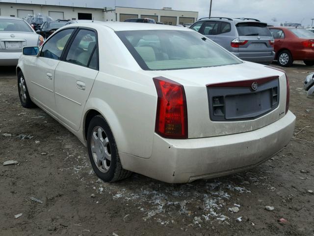 1G6DM57N230143737 - 2003 CADILLAC CTS WHITE photo 3