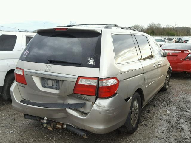 5FNRL38875B066595 - 2005 HONDA ODYSSEY TO SILVER photo 4