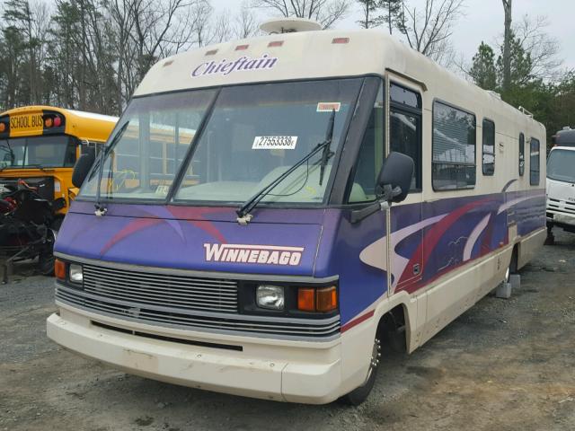 1GBKP37N7L3321080 - 1991 WINNEBAGO CHIEFTAN TAN photo 2