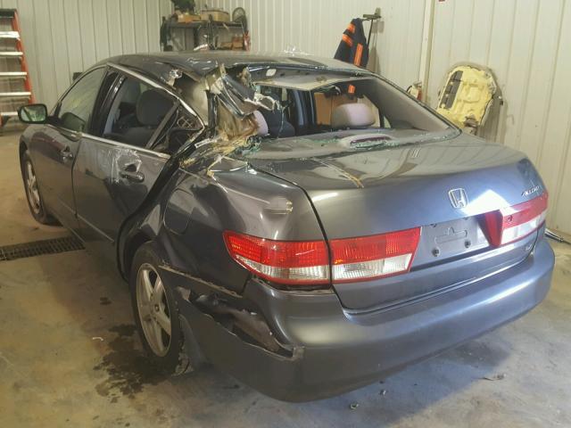 1HGCM56614A056475 - 2004 HONDA ACCORD EX GRAY photo 3