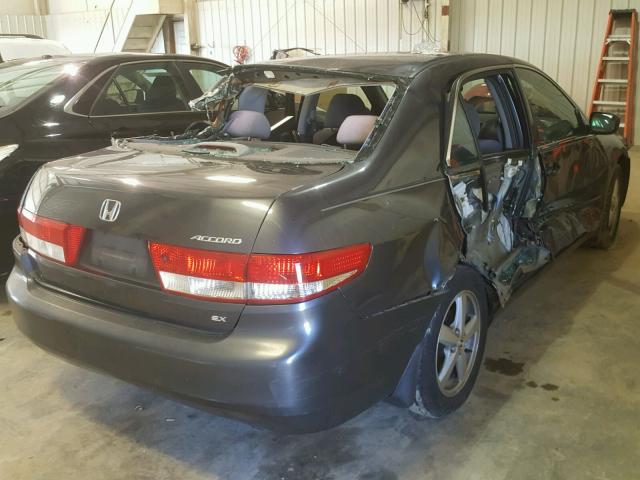 1HGCM56614A056475 - 2004 HONDA ACCORD EX GRAY photo 4