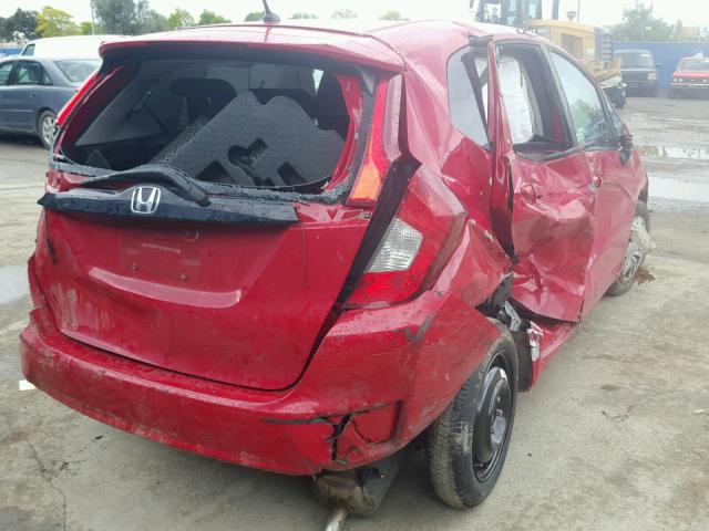 3HGGK5H52FM760282 - 2015 HONDA FIT LX RED photo 4