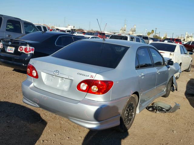 1NXBR32E47Z769236 - 2007 TOYOTA COROLLA CE SILVER photo 4