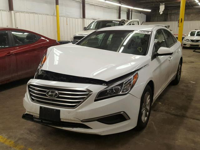 5NPE24AF5GH388057 - 2016 HYUNDAI SONATA SE WHITE photo 2