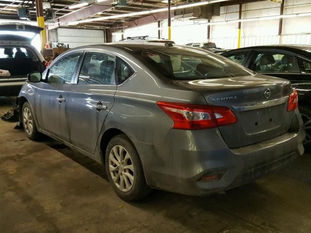 3N1AB7AP1HY310214 - 2017 NISSAN SENTRA S GRAY photo 3