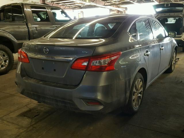 3N1AB7AP1HY310214 - 2017 NISSAN SENTRA S GRAY photo 4