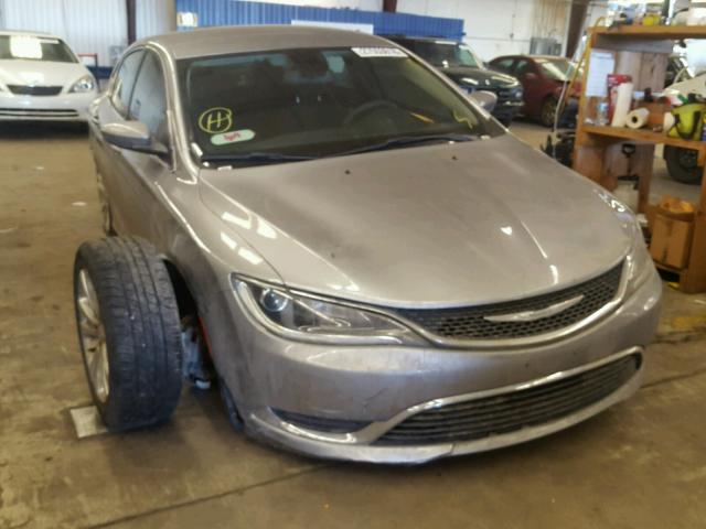 1C3CCCABXGN148244 - 2016 CHRYSLER 200 LIMITE GRAY photo 1