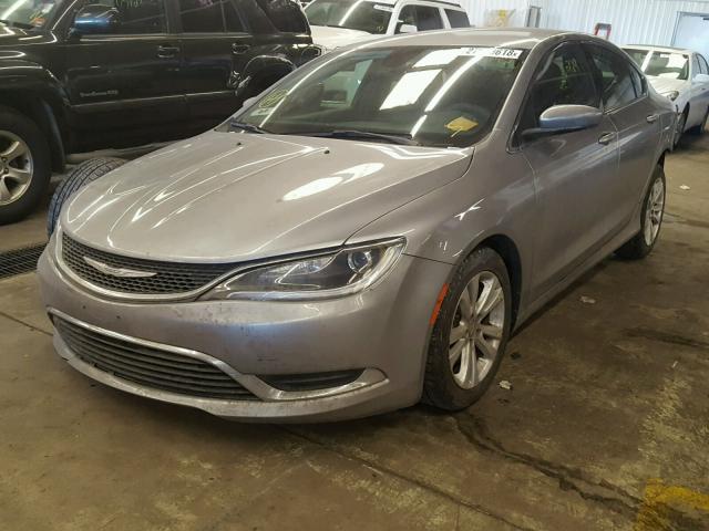 1C3CCCABXGN148244 - 2016 CHRYSLER 200 LIMITE GRAY photo 2