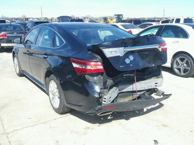 4T1BK1EB4DU040322 - 2013 TOYOTA AVALON BAS BLACK photo 3