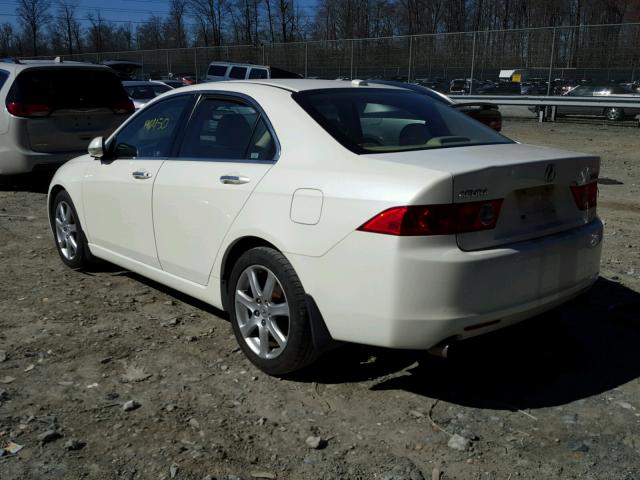 JH4CL96985C015915 - 2005 ACURA TSX WHITE photo 3