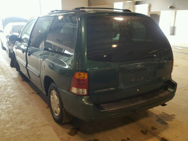 2FMZA51472BB69951 - 2002 FORD WINDSTAR L GREEN photo 3