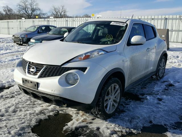 JN8AF5MV3DT214981 - 2013 NISSAN JUKE S WHITE photo 2