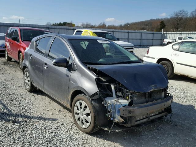 JTDKDTB36D1536179 - 2013 TOYOTA PRIUS C GRAY photo 1