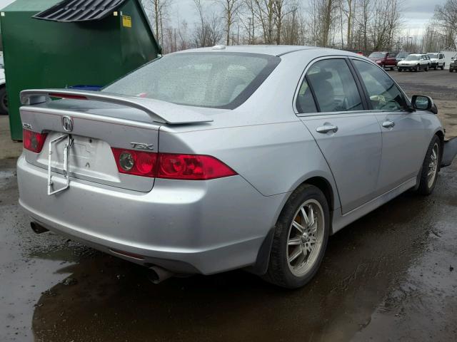 JH4CL96936C020540 - 2006 ACURA TSX SILVER photo 4